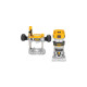 DEWALT Oberfräse D26204K(gelb/silber, 900 Watt, Koffer)