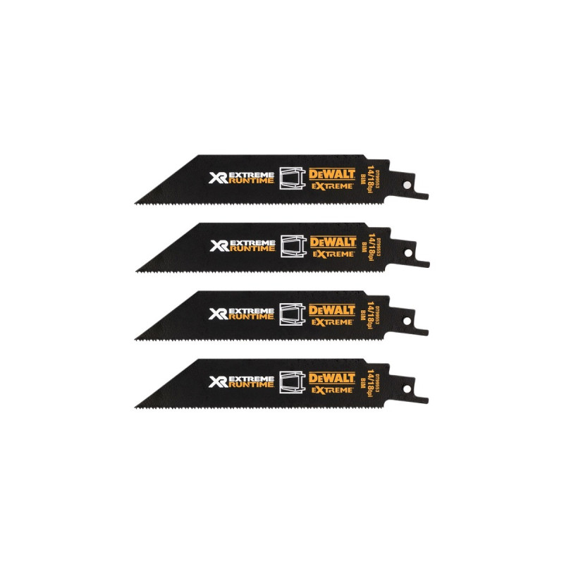 DEWALT Säbelsägeblatt-Satz DT99550, 13-teilig(Länge 152 - 230mm, für Akkusägen)