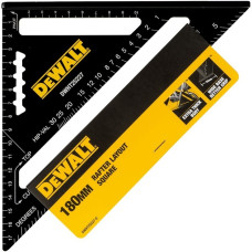 DEWALT Speed Square-Anschlagwinkel, 18cm, Winkelmesser(schwarz)
