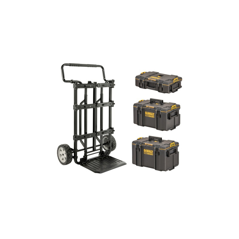 DEWALT TOUGHSYSTEM 2.0 4-in-1 Komplettset, Werkzeugkiste(schwarz/gelb)