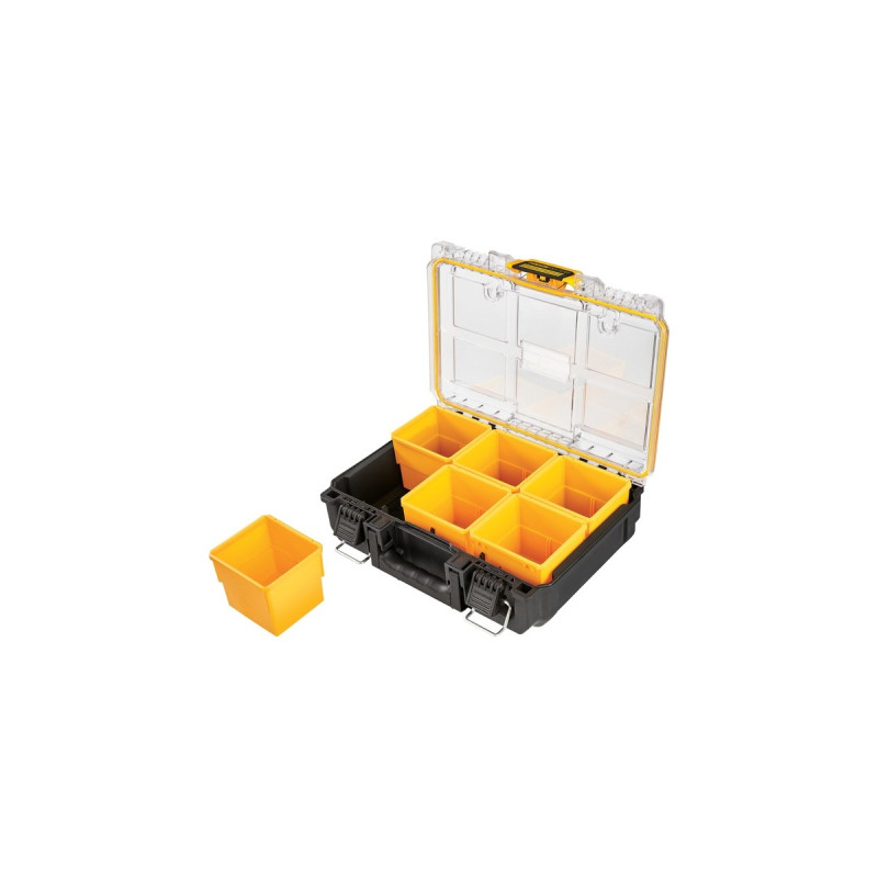 DEWALT TOUGHSYSTEM 2.0 Halbformat Organizer, tief, Werkzeugkiste(gelb)