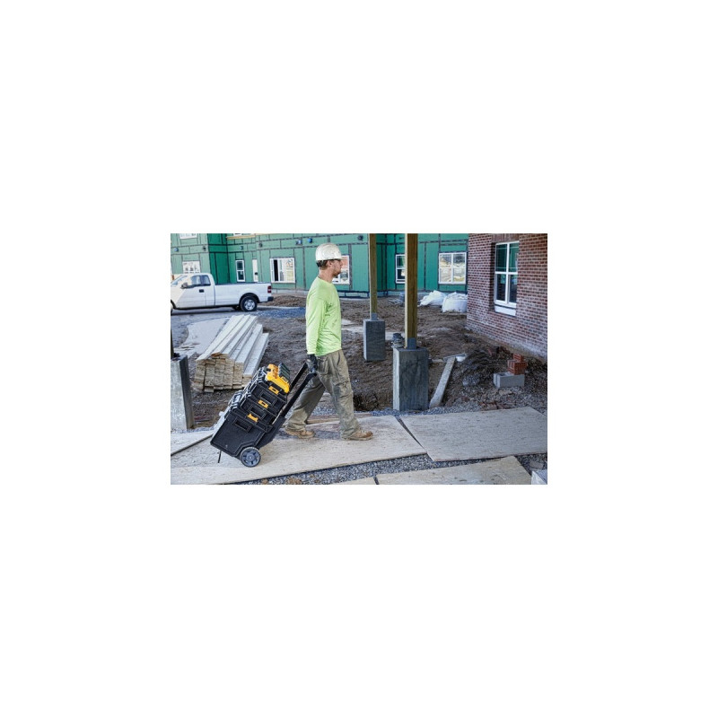 DEWALT Vierfach-Schnelladegerät DCB104(gelb/schwarz, für 10,8 V / 14,4 V / 18 V XR- bzw. XR FLEXVOLT Li-Ion-Akkus)