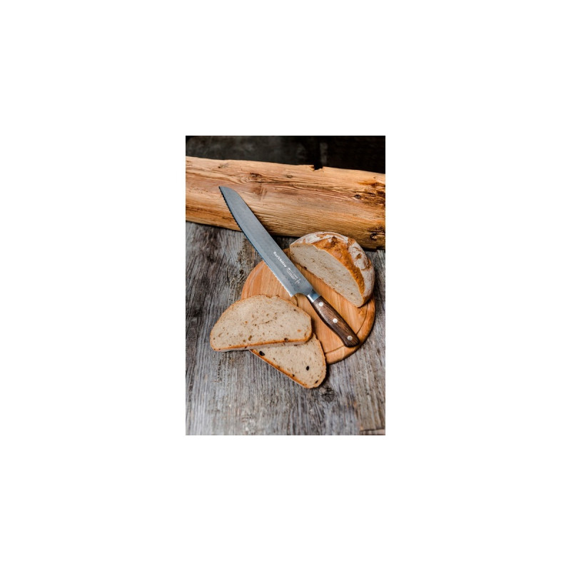 DICK DarkNitro Brotmesser Wellenschliff, 26cm(holz/anthrazit)