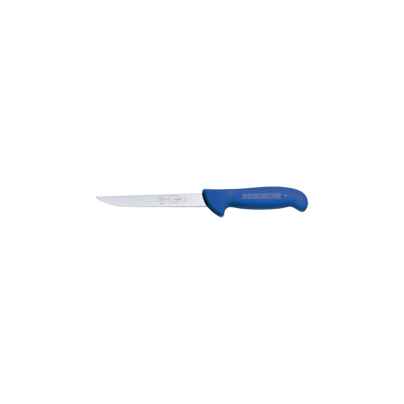 DICK ErgoGrip Ausbeinmesser, steif, 15cm(blau, schmale Klinge)