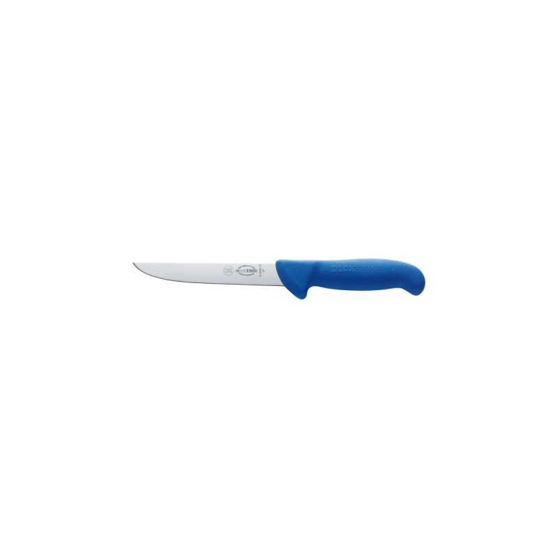 DICK ErgoGrip Ausbeinmesser, steif, 18cm(blau, breite Klinge)