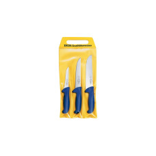 DICK ErgoGrip Messersatz, 3-teilig(blau, Blockmesser, 2 Ausbeinmesser)