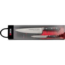 DICK Premier Plus Messer-Set, 2-teilig(schwarz/silber, Officemesser, Kochmesser)