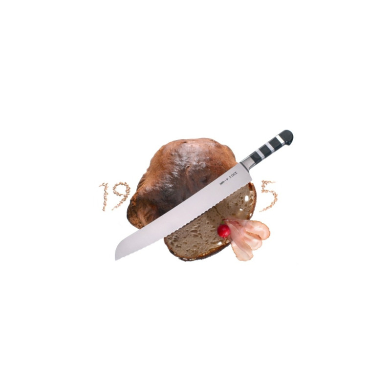 DICK Serie 1905 Brotmesser Wellenschliff, 21cm(schwarz/silber)