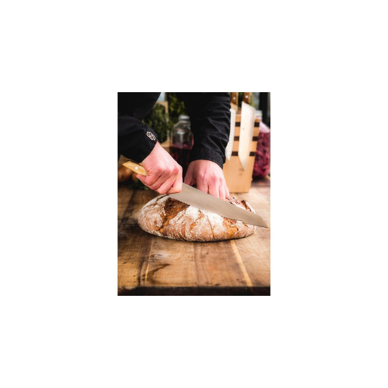 DICK VIVUM Brotmesser Wellenschliff, 26cm(holz)