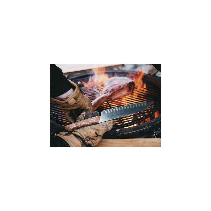 DICK VIVUM Santoku Kullenschliff, 18cm, Messer(holz)