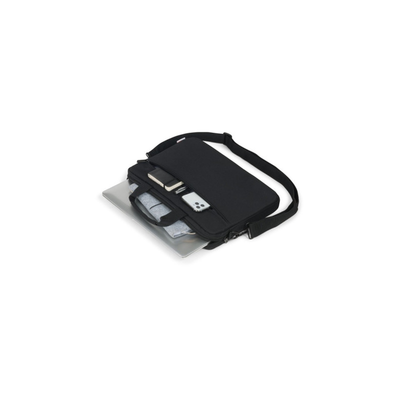 DICOTA BASE XX Slim Case, Notebooktasche(schwarz, bis 31,8 cm(12,5