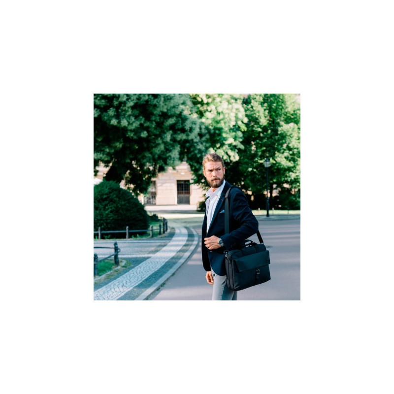 DICOTA Bag STYLEM-Surface, Notebooktasche(schwarz, bis 38.1cm (15 Zoll))