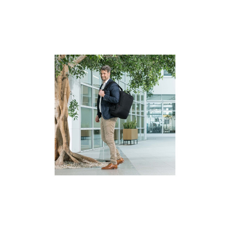 DICOTA Eco Backpack Plus BASE, Rucksack(schwarz, bis 39,6 cm (15,6