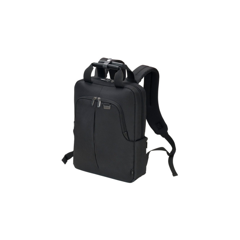 DICOTA Eco Backpack Slim PRO M-Surface, Rucksack(schwarz, bis 38.1 (15 Zoll))