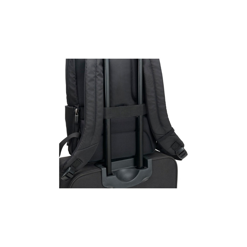 DICOTA Eco Backpack Slim PRO M-Surface, Rucksack(schwarz, bis 38.1 (15 Zoll))