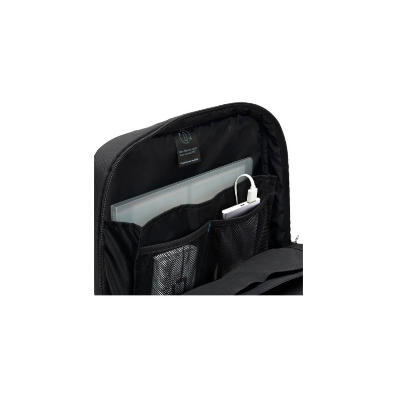 DICOTA Eco Backpack Slim PRO M-Surface, Rucksack(schwarz, bis 38.1 (15 Zoll))