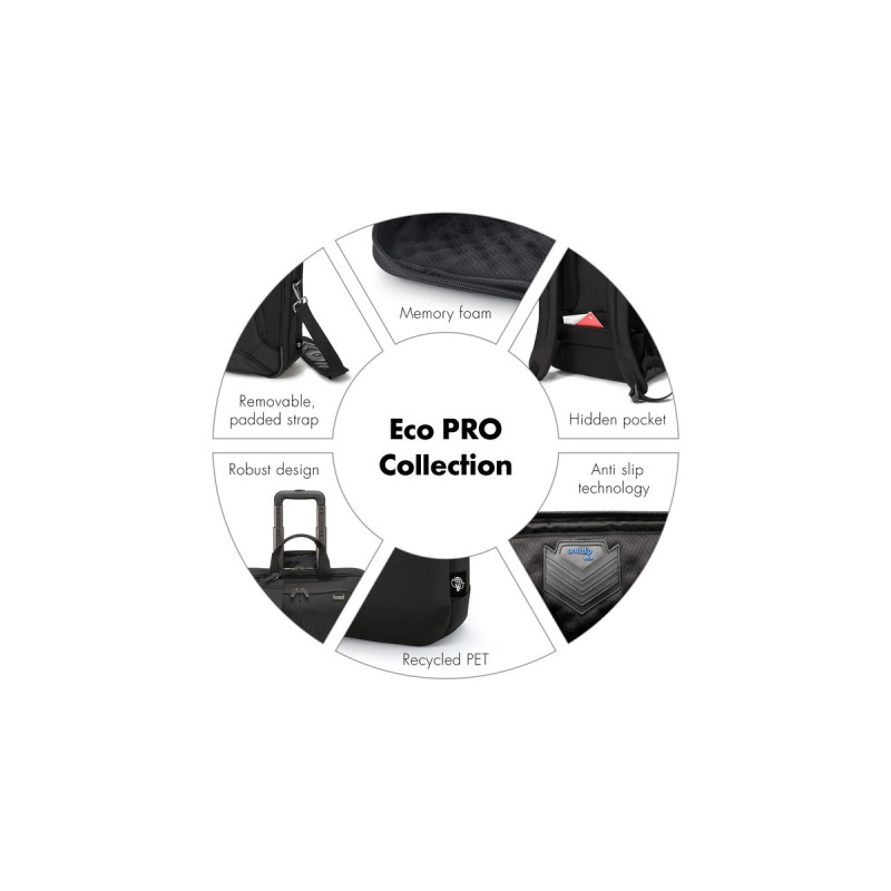 DICOTA Eco Multi Plus, Notebooktasche(schwarz, bis 39,6 cm (15,6