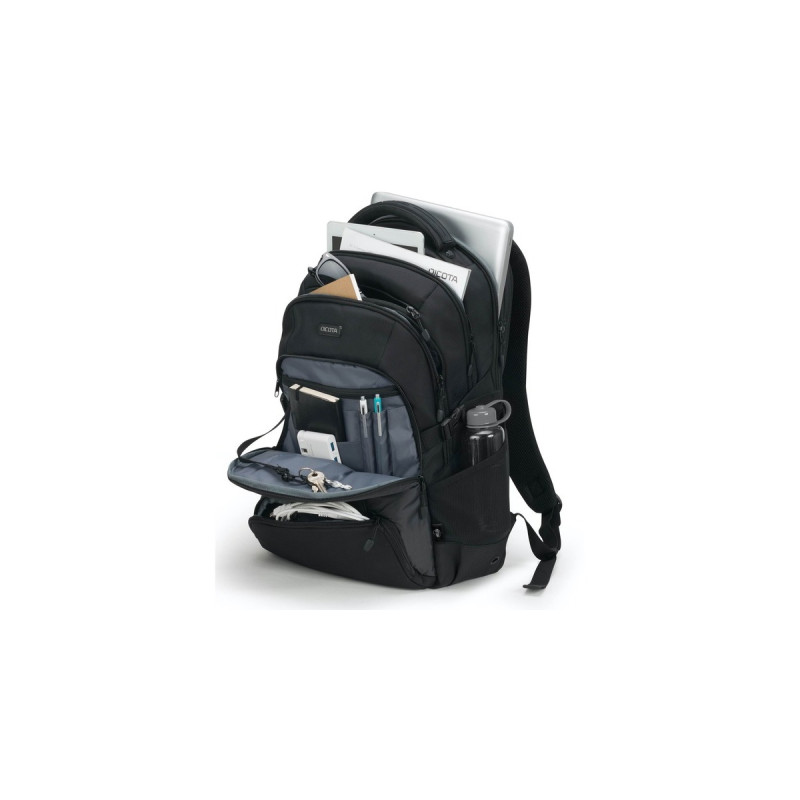 DICOTA Eco SEEKER, Rucksack(schwarz, bis 39,6 cm (15,6