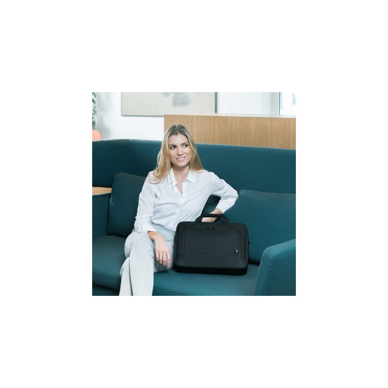 DICOTA Eco Top Traveller BASE, Notebooktasche(schwarz, bis 35,8 cm (14,1