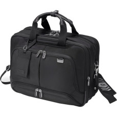 DICOTA Eco Top Traveller Twin PRO, Notebooktasche(schwarz, bis 39,6 cm (15,6"))