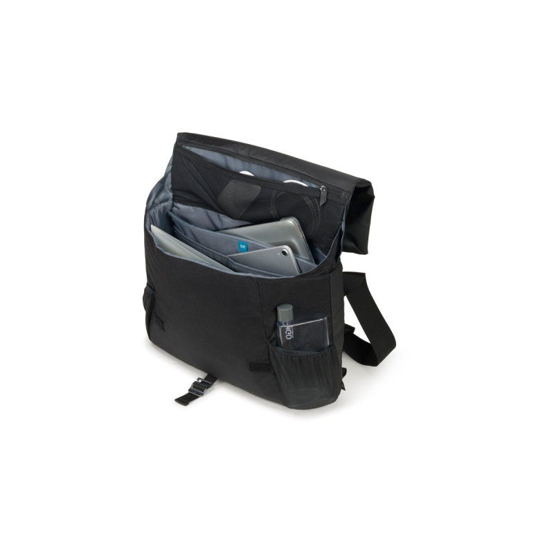 DICOTA Messenger Bag Eco MOVE M-Surface , Notebooktasche(schwarz, bis 38.1cm (15.6 Zoll))