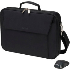 DICOTA Multi Wireless Mouse Kit, Notebooktasche(schwarz, bis 39,6 cm (15,6"), incl. Funkmaus)