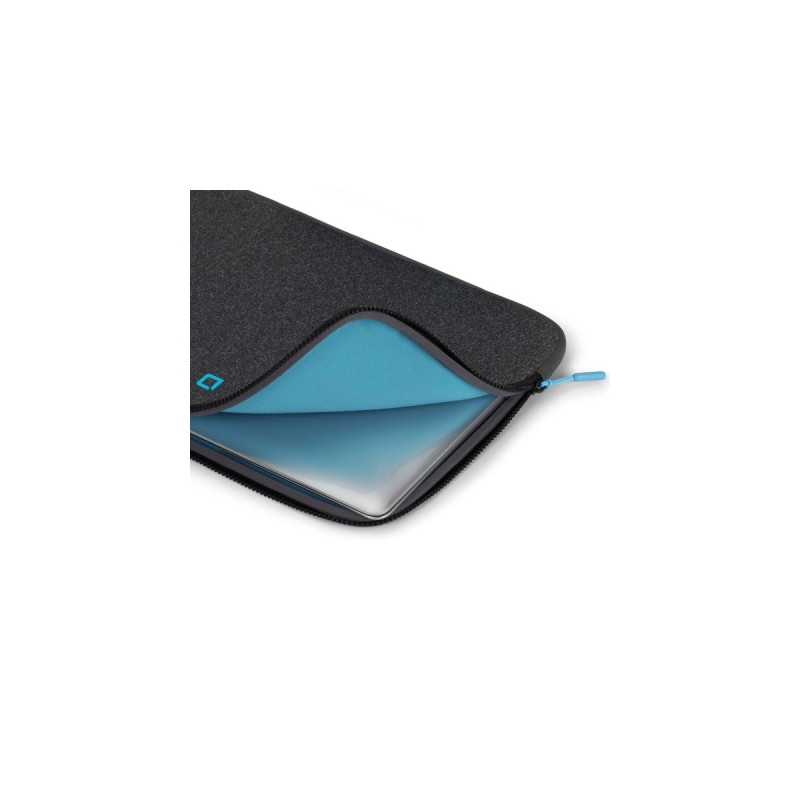 DICOTA Sleeve FLOW, Notebookhülle(grau/blau, bis 35,8 cm (14,1
