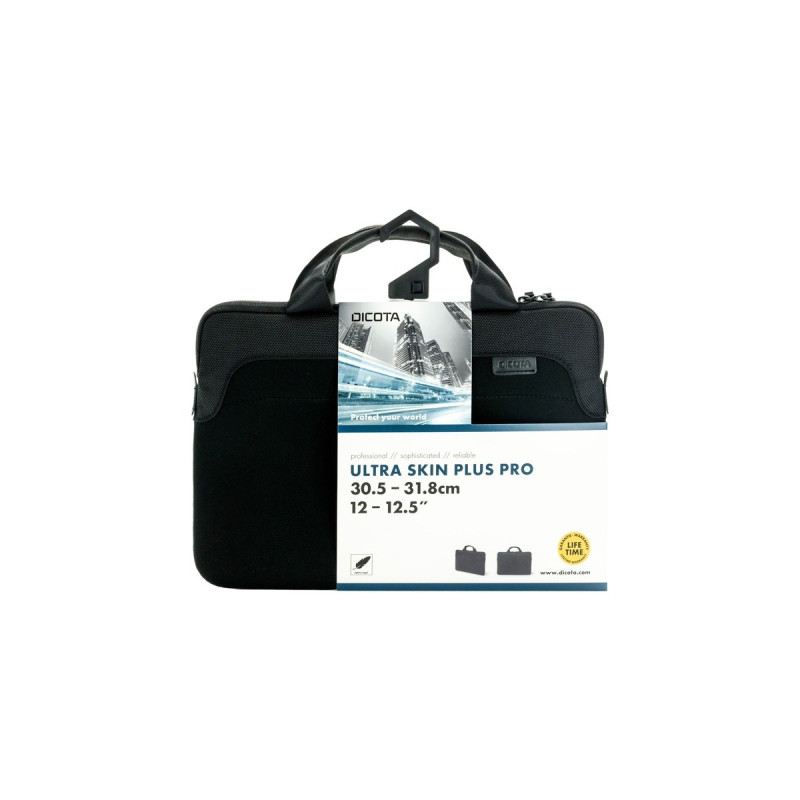 DICOTA Sleeve Plus PRO, Notebookhülle(schwarz, bis 31,8 cm (12,5