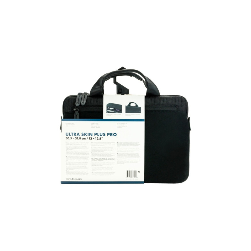 DICOTA Sleeve Plus PRO, Notebookhülle(schwarz, bis 31,8 cm (12,5