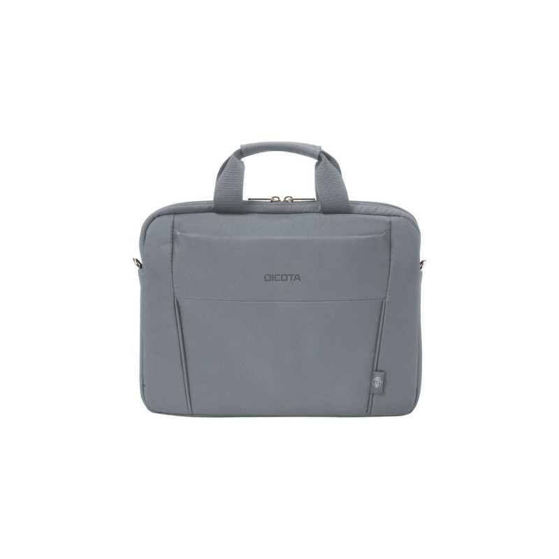 DICOTA Slim Eco BASE, Notebooktasche(grau, bis 35,8 cm (14,1