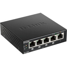 D-Link DES-1005P, Switch(schwarz)