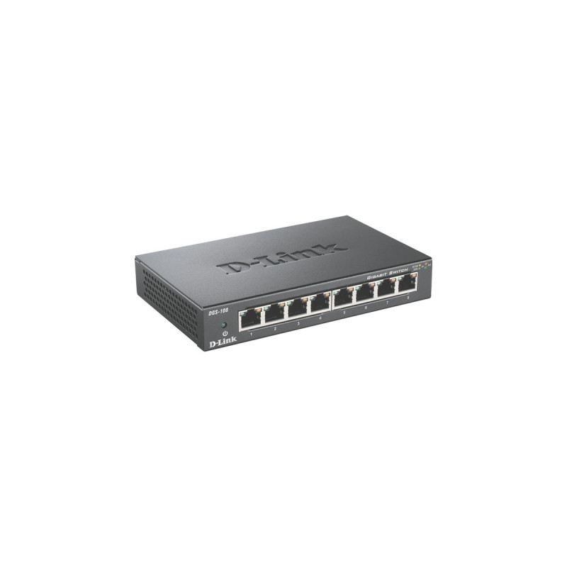 D-Link DGS-108, Switch(schwarz)