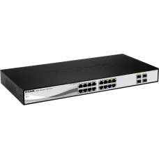 D-Link DGS-1210-16/E, Switch(silber/schwarz, 4 Gigabit-Combo-Ports)