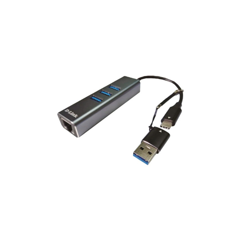 D-Link DUB-2332, Dockingstation(USB-A, RJ-45)