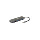 D-Link DUB-2334, Dockingstation(silber, USB-A, USB-C, RJ-45)