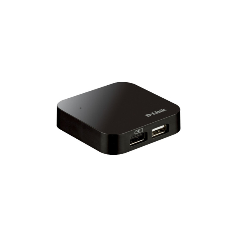 D-Link DUB-H4, USB-Hub(schwarz, mit Netzteil)