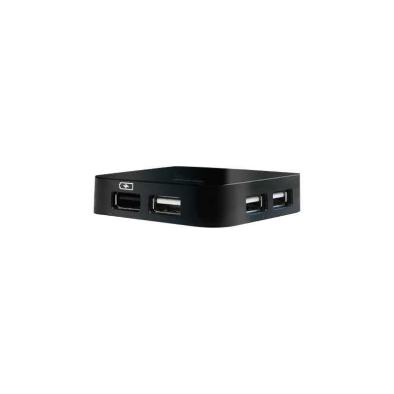 D-Link DUB-H4, USB-Hub(schwarz, mit Netzteil)