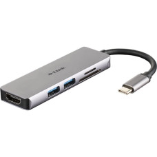D-Link DUB-M530, USB-Hub(silber)