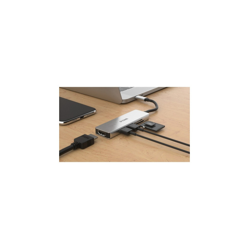 D-Link DUB-M530, USB-Hub(silber)