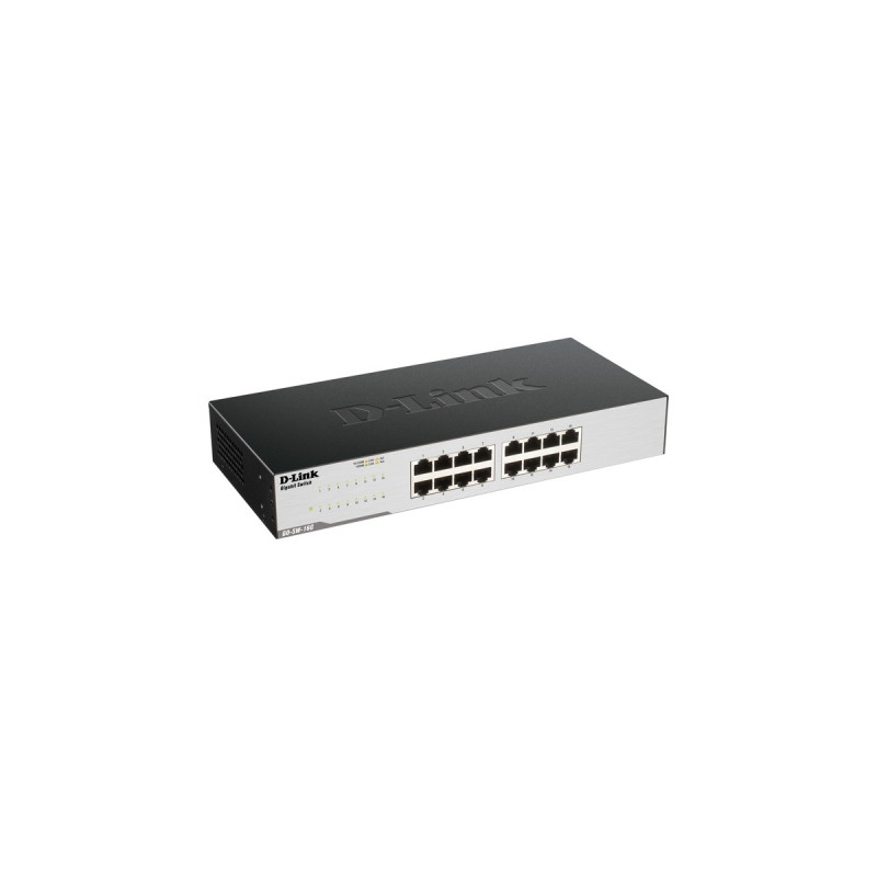 D-Link GO-SW-16G, Switch(schwarz)