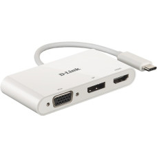 VGA + HDMI + DisplayPort Buchse(weiß)
