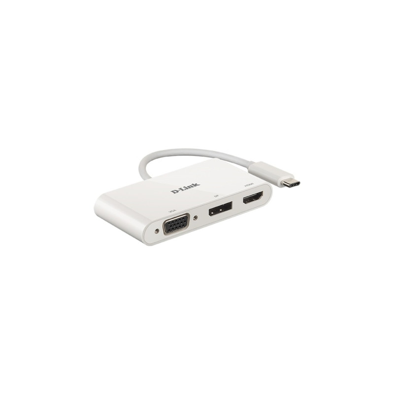 VGA + HDMI + DisplayPort Buchse(weiß)
