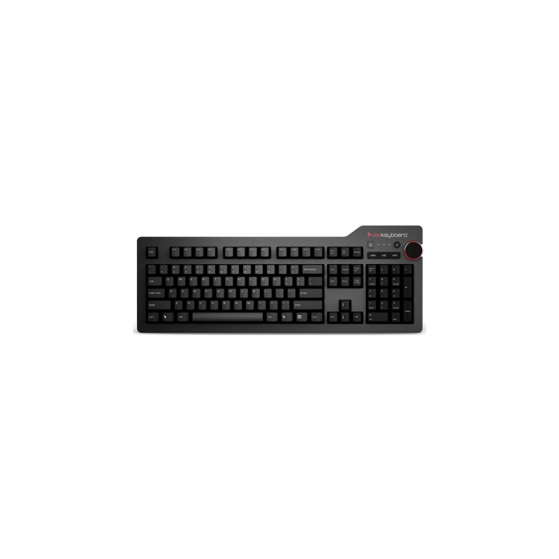 Das Keyboard 4 Professional, Gaming-Tastatur(schwarz, US-Layout, Cherry MX Blue)