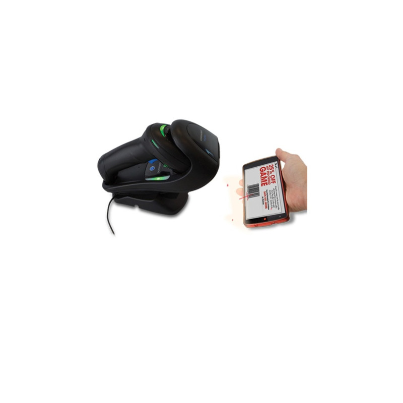 Datalogic Gryphon GM4500, Barcode-Scanner(schwarz, inkl. USB-Kabel, Lade-/Übertragungsstation, Akku)