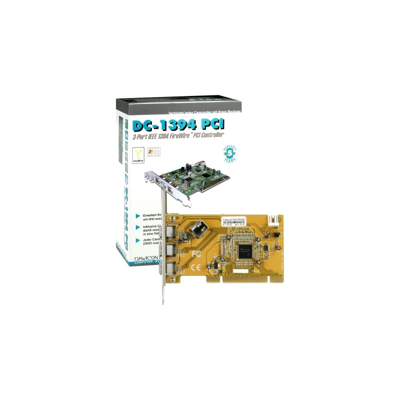 Dawicontrol DC1394 PCI, Controller(Retail)