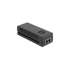 DeLOCK 10 Gigabit PoE+ Injektor 802.3at 30 W, PoE-Injektor(schwarz)