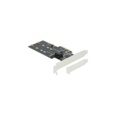 DeLOCK 3 Port SATA + M.2 Key B PCIe x4 Low Profile, Schnittstellenkarte