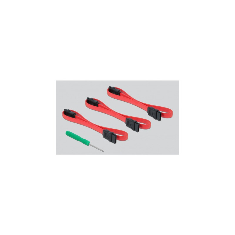 DeLOCK 3 Port SATA + M.2 Key B PCIe x4 Low Profile, Schnittstellenkarte