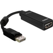 DeLOCK Adapter DP-Stecker auf HDMI-Buchse(schwarz, 12,5 cm, Lite Retail)