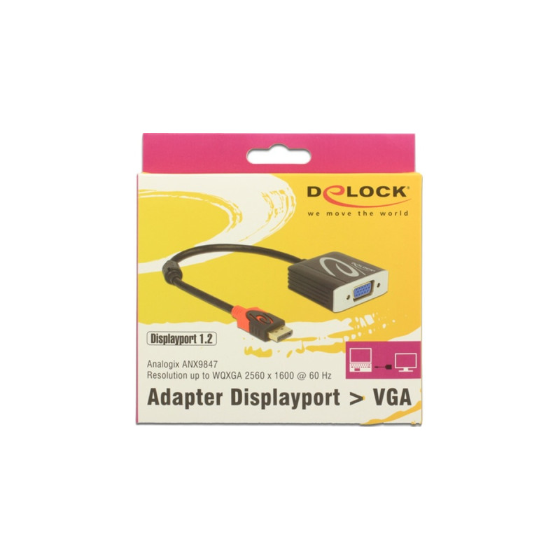 VGA Buchse(schwarz, 20 cm)